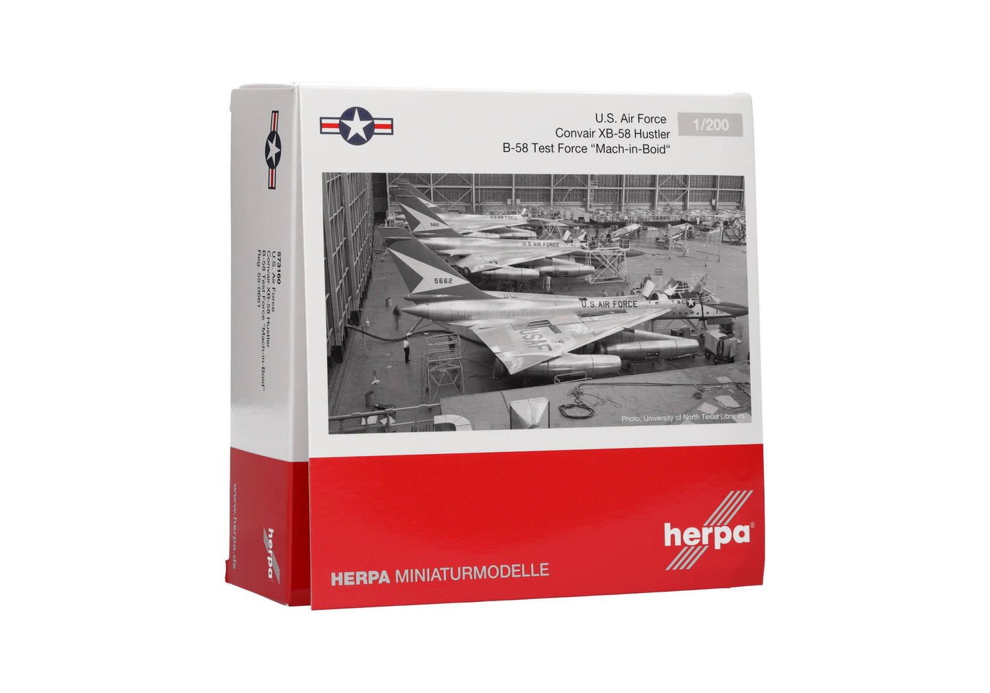 1/200 U.S. Air Force Convair XB-58 Hustler B-58 Test Force 55-0661 "Mach-in-Boid" 55-0661