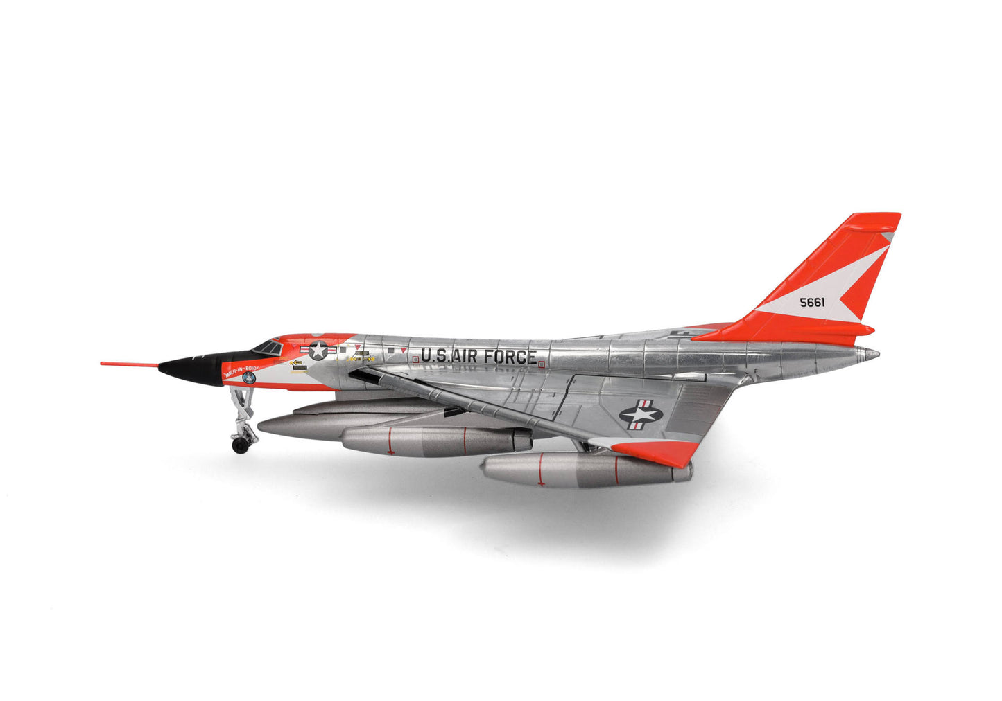 1/200 U.S. Air Force Convair XB-58 Hustler B-58 Test Force 55-0661 "Mach-in-Boid" 55-0661