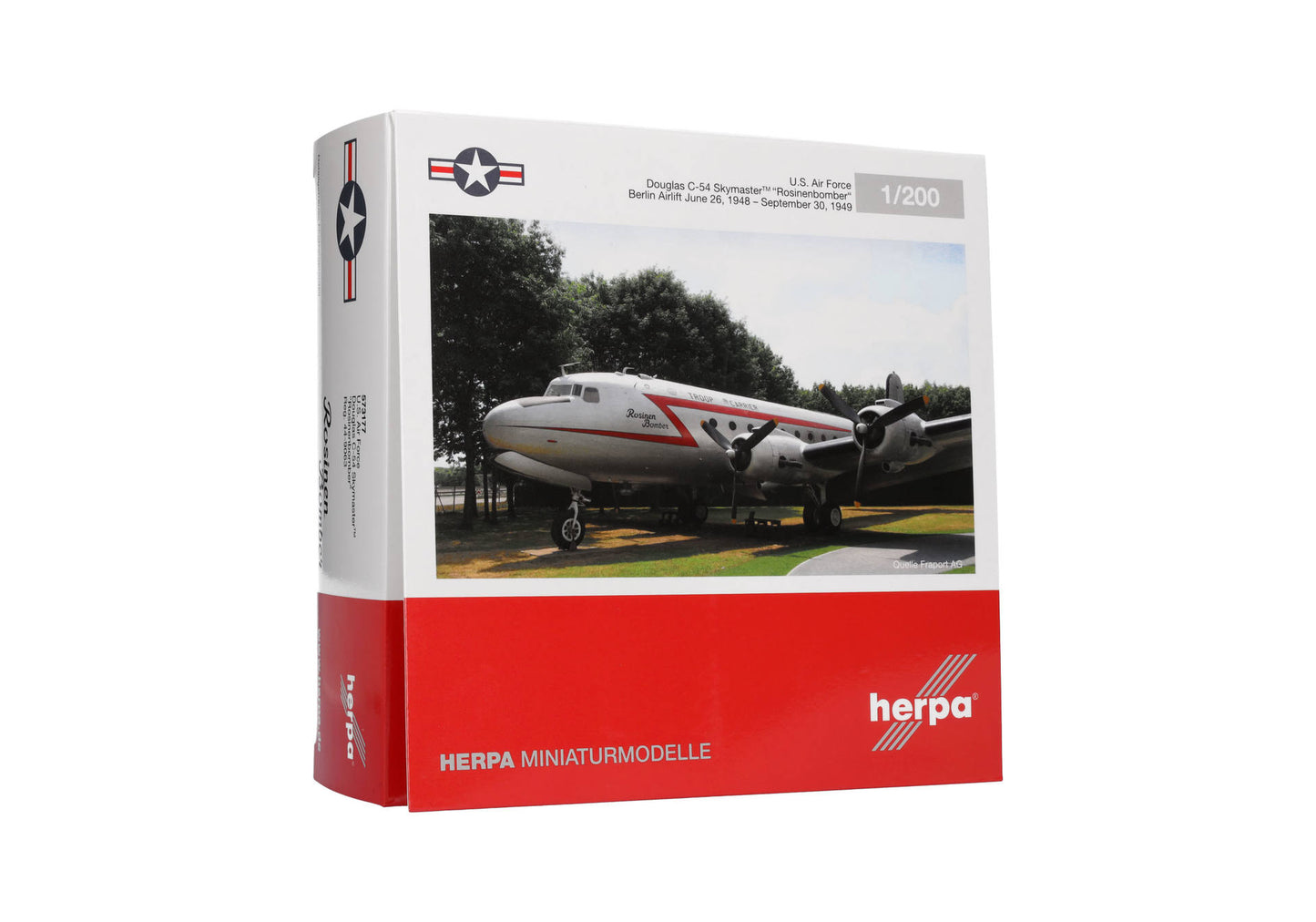 1/200 U.S. Air Force Douglas C-54 Skymaster "Rosinenbomber" 44-9063
