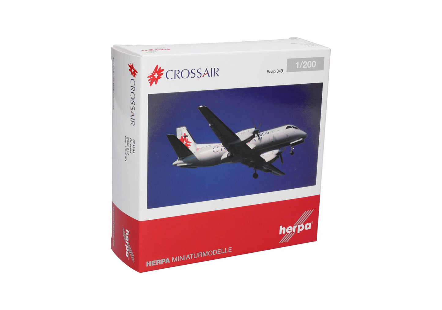 1/200 Crossair Saab 340 (Last Color Scheme) HB-AKN