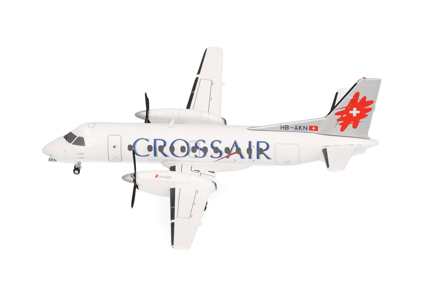 1/200 Crossair Saab 340 (Last Color Scheme) HB-AKN