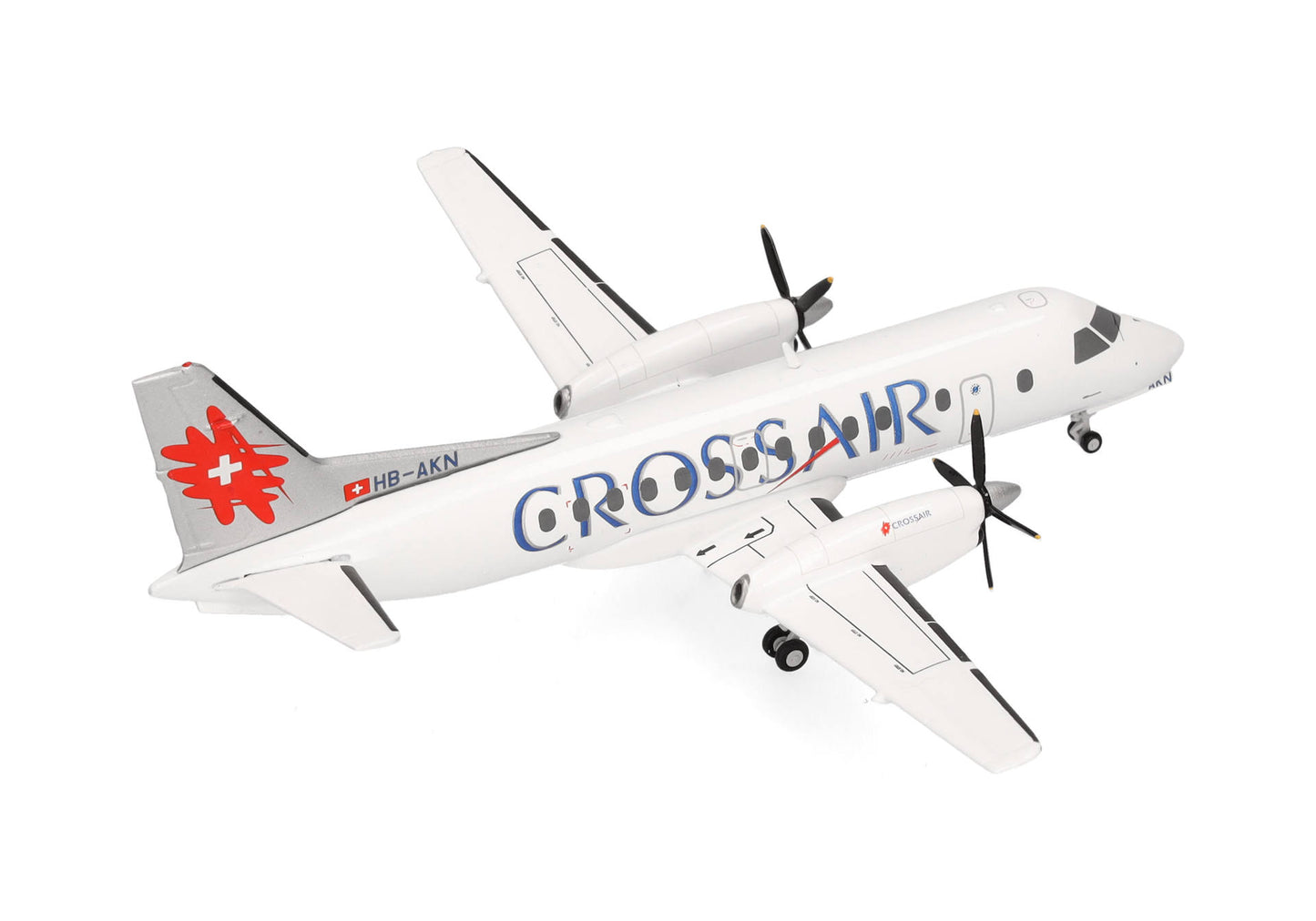 1/200 Crossair Saab 340 (Last Color Scheme) HB-AKN