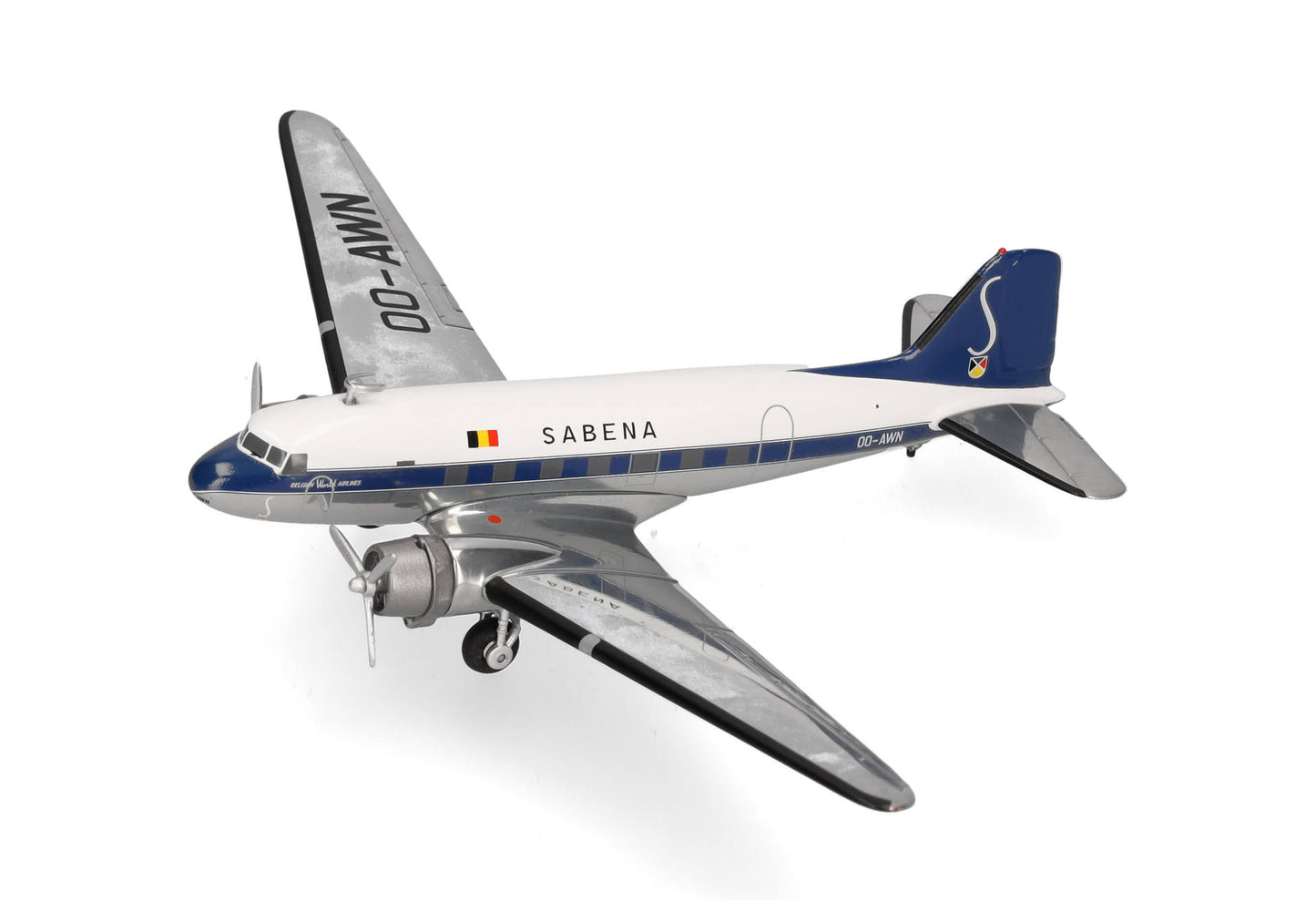 1/200 Sabena Douglas DC-3 OO-AWN