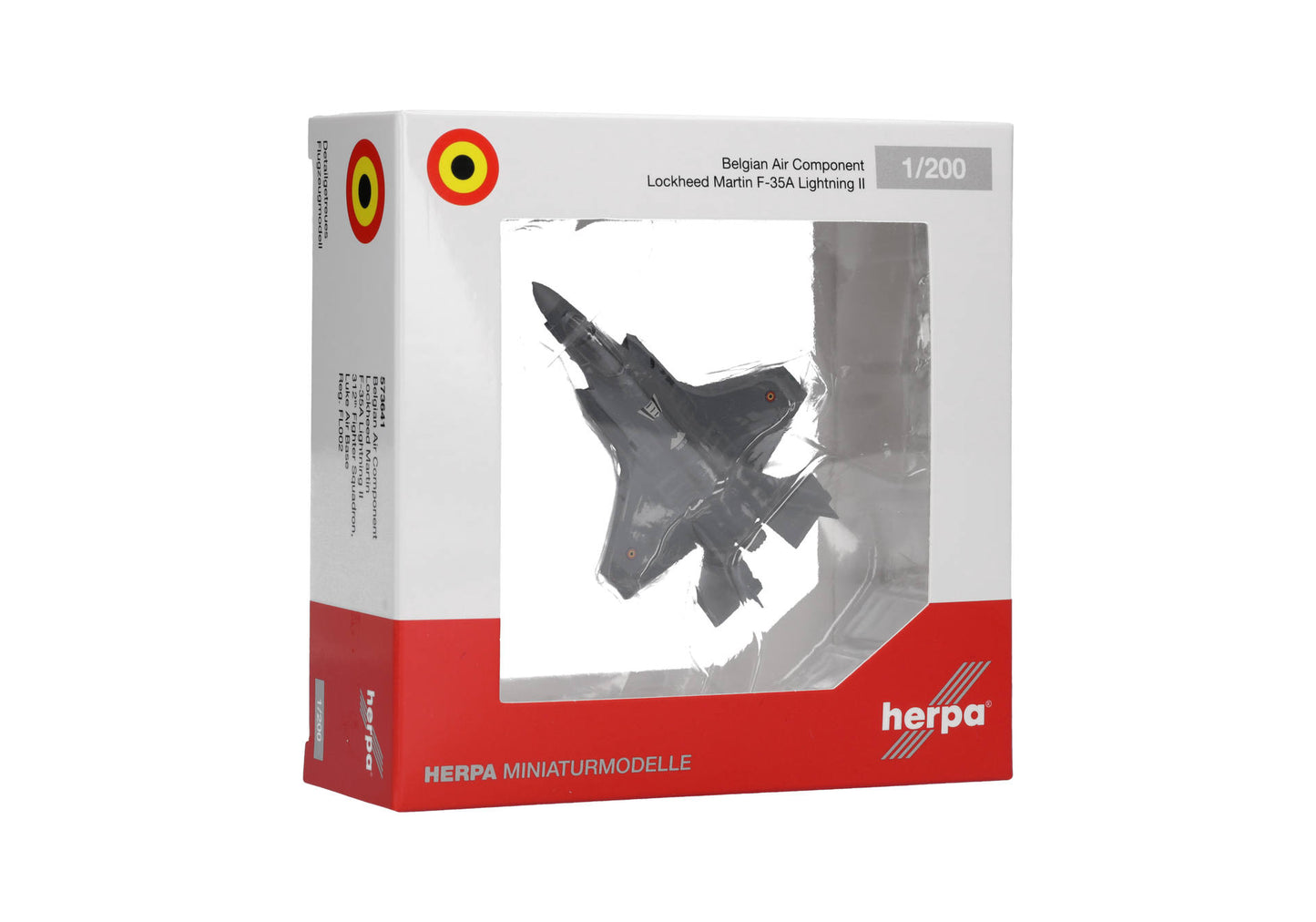 1/200 Belgian Air Component Lockheed Martin F-35A Lightning II 312th Fighter Squadron Luke Air Base FL002