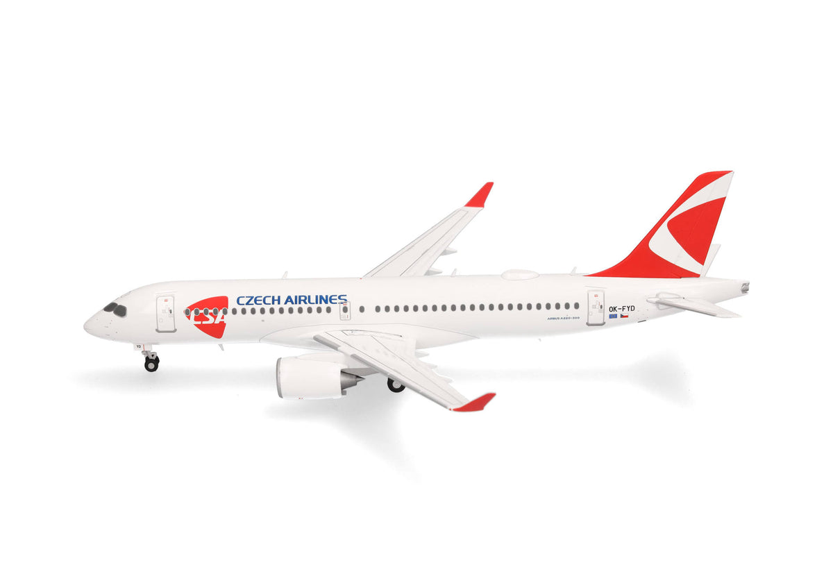 1/200 CSA Czech Airlines Airbus A220-300 OK-FYD
