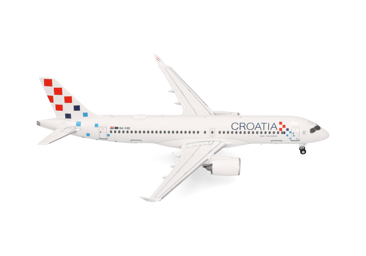 1/200 Croatia Airlines Airbus A220-300 9A-CAE