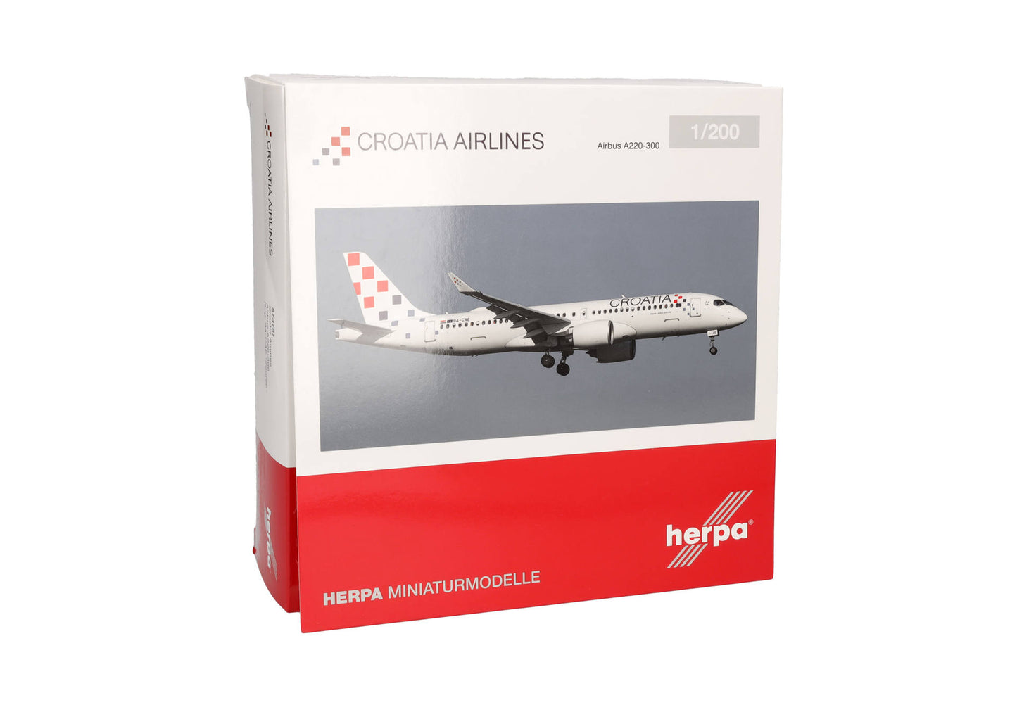 1/200 Croatia Airlines Airbus A220-300 9A-CAE