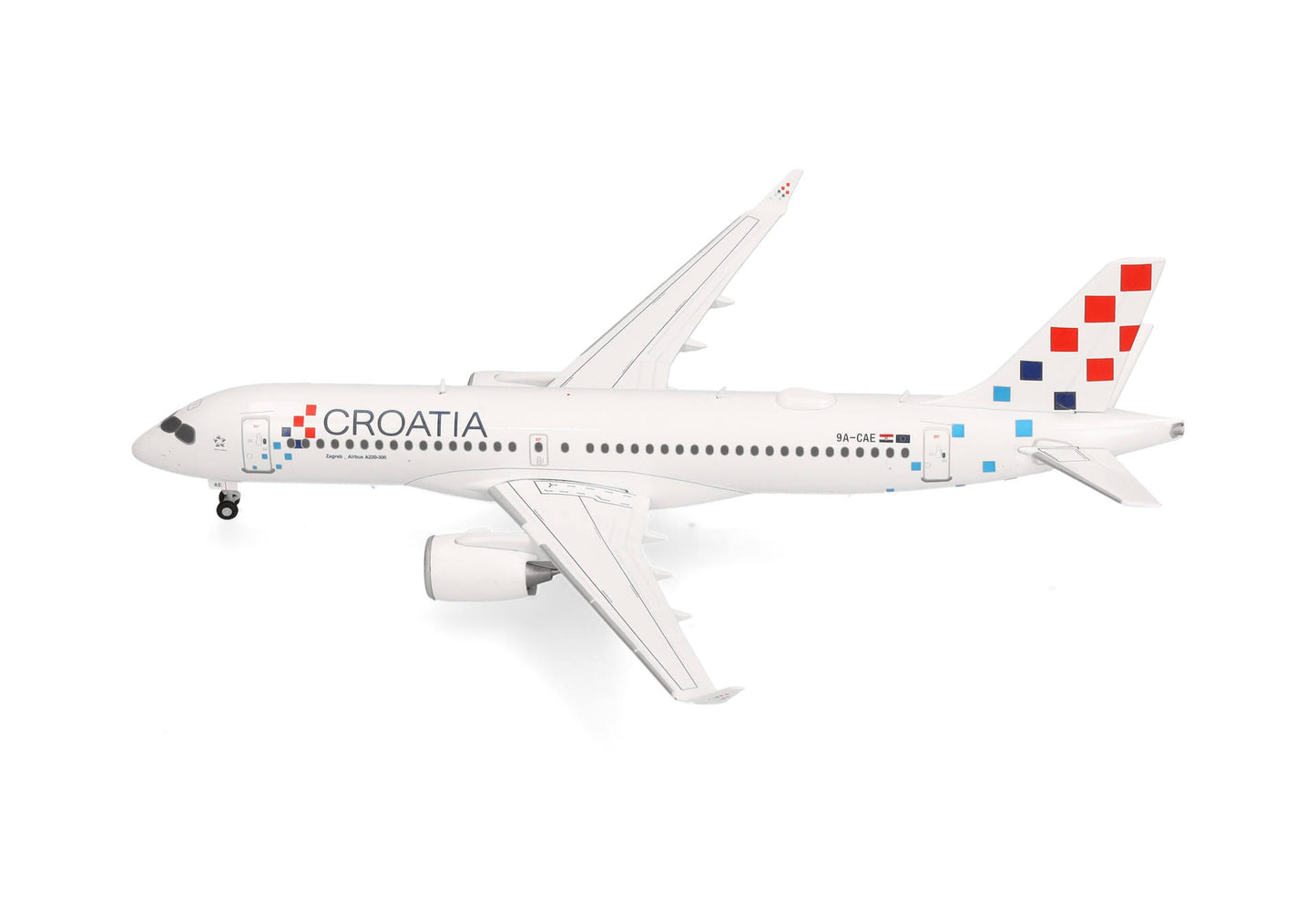 1/200 Croatia Airlines Airbus A220-300 9A-CAE