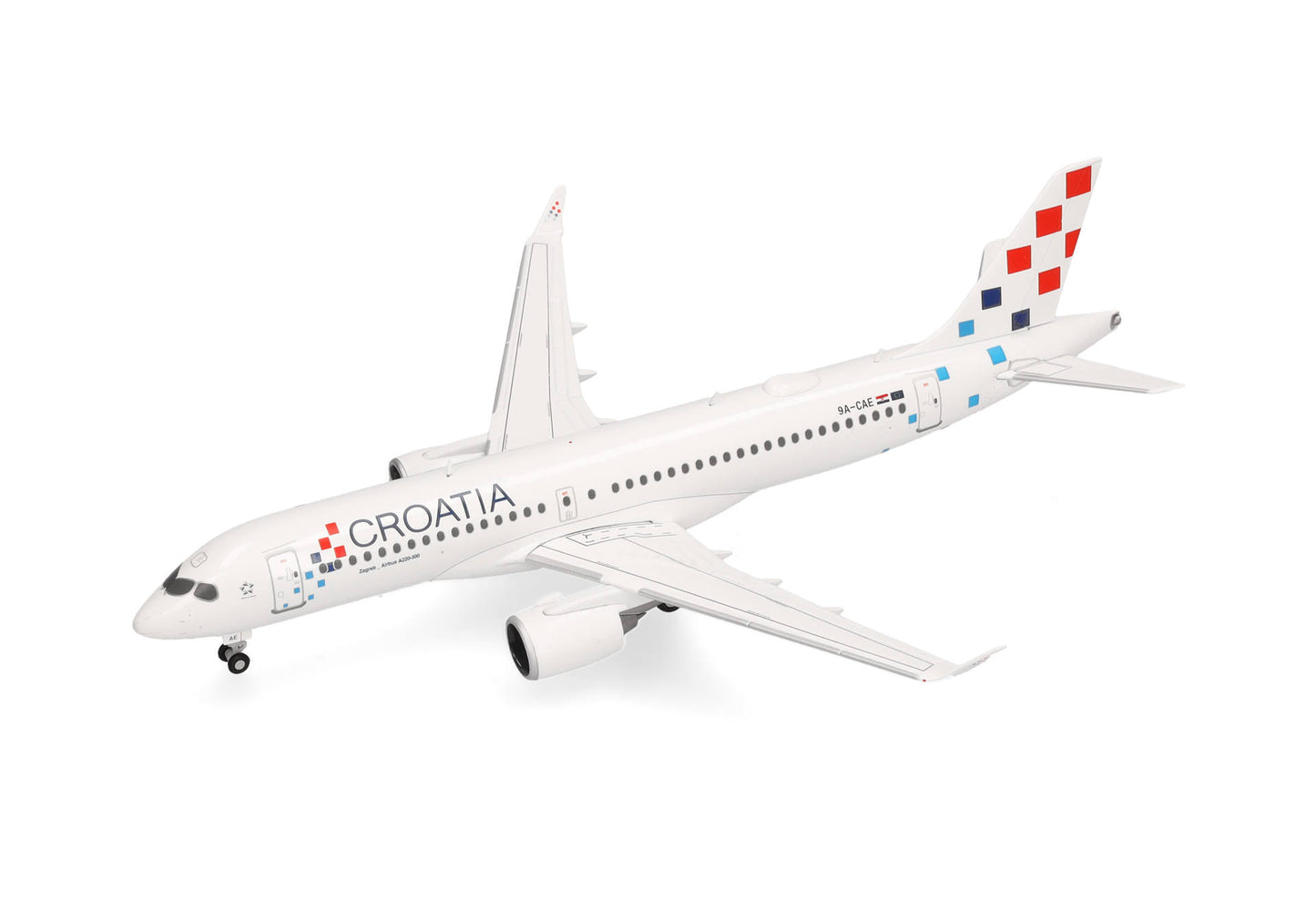 1/200 Croatia Airlines Airbus A220-300 9A-CAE