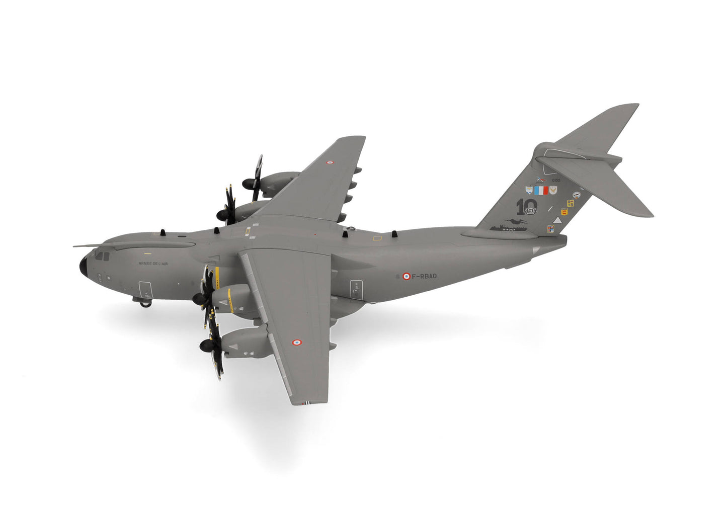 1/200 French Air Force Escadron de Transport 1/61 Touraine BA 123 Orléans-Bricy "10 Years of A400M" F-RBAQ