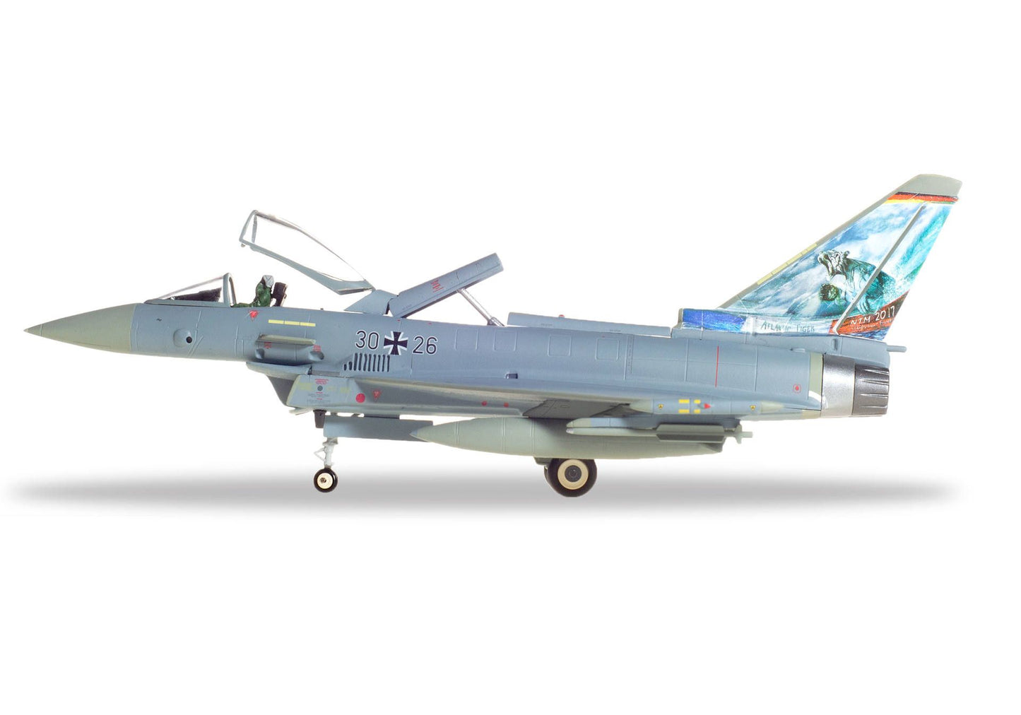 172 Luftwaffe Eurofighter Typhoon TaktLwG 74 "Bavarian Tigers" NATO Tiger Meet 2017 "Atlantic Tiger" 30+26