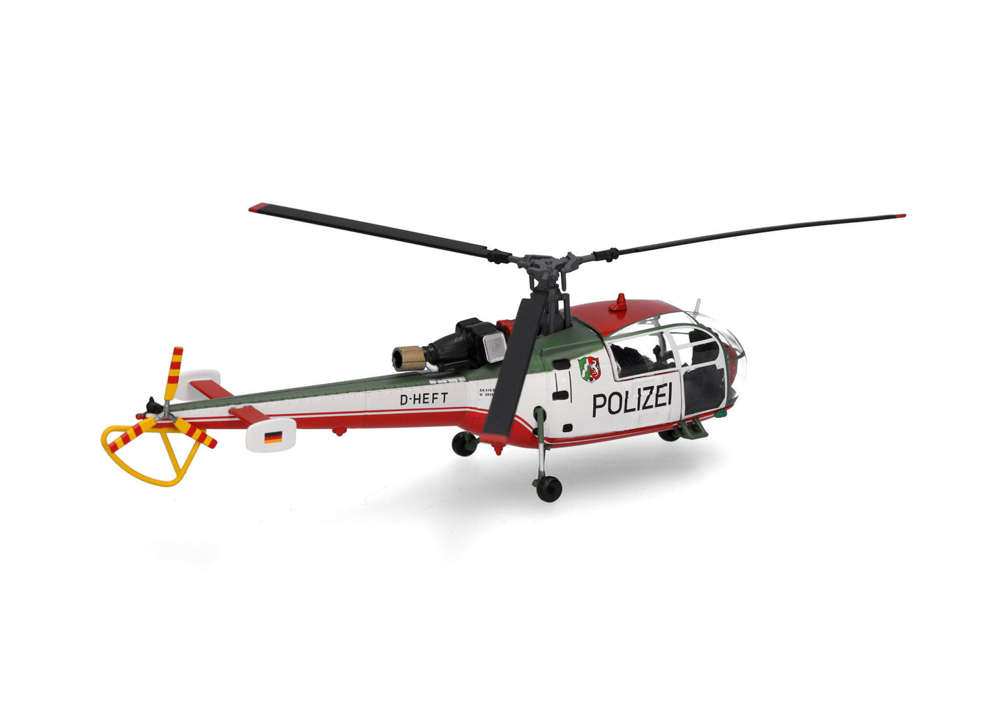 1/72 Polizeifliegerstaffel Nordrhein-Westfalen (Police Flying Squadron North Rhine-Westphalia) Sud Aviation SA 319 Alouette III D-HEFT