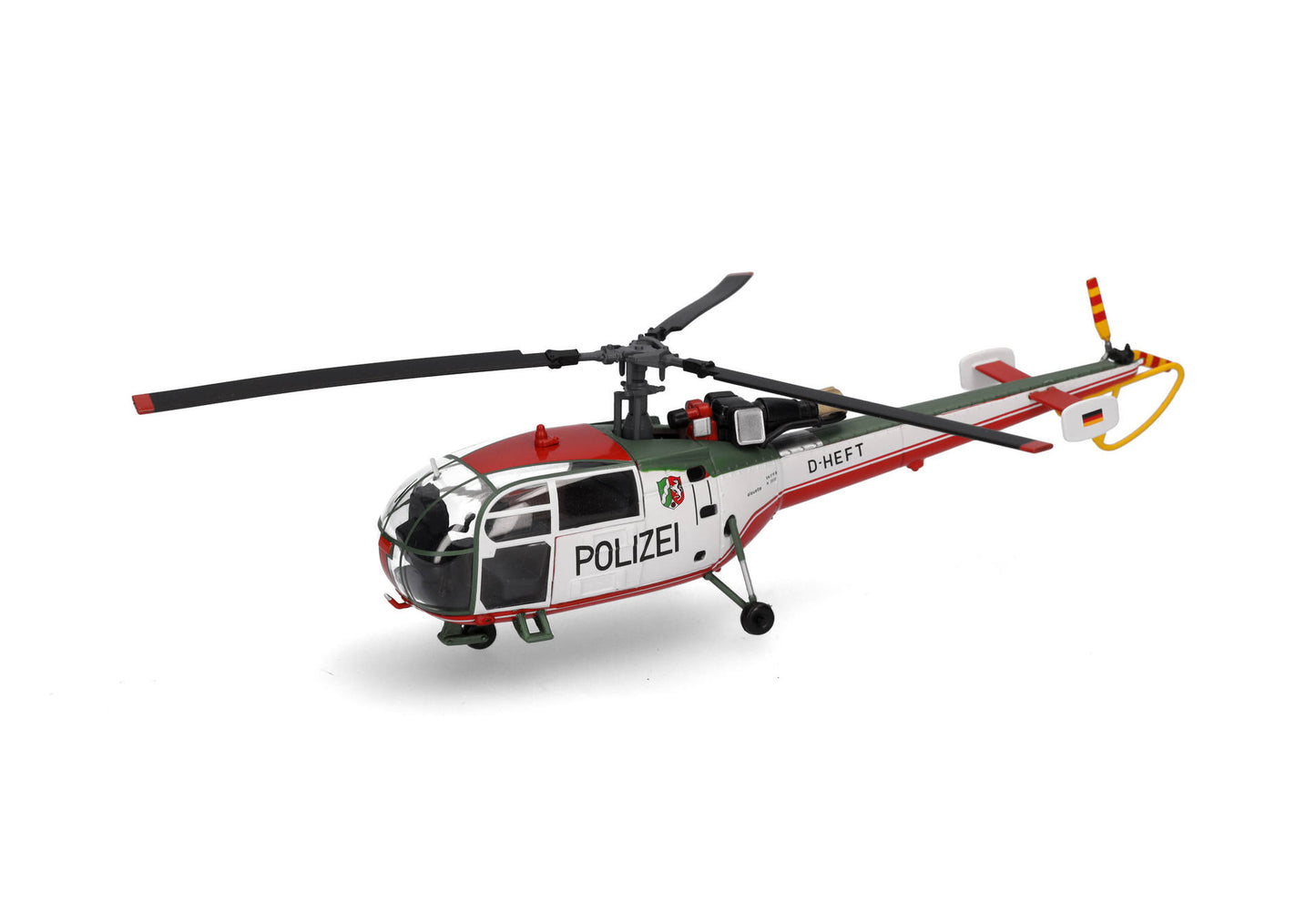 1/72 Polizeifliegerstaffel Nordrhein-Westfalen (Police Flying Squadron North Rhine-Westphalia) Sud Aviation SA 319 Alouette III D-HEFT