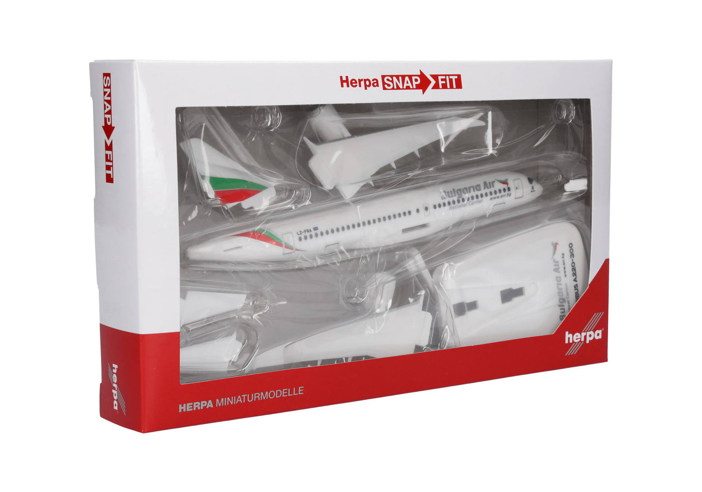 1/200 SNAP FIT Bulgaria Air Airbus A220-300 LZ-FRA