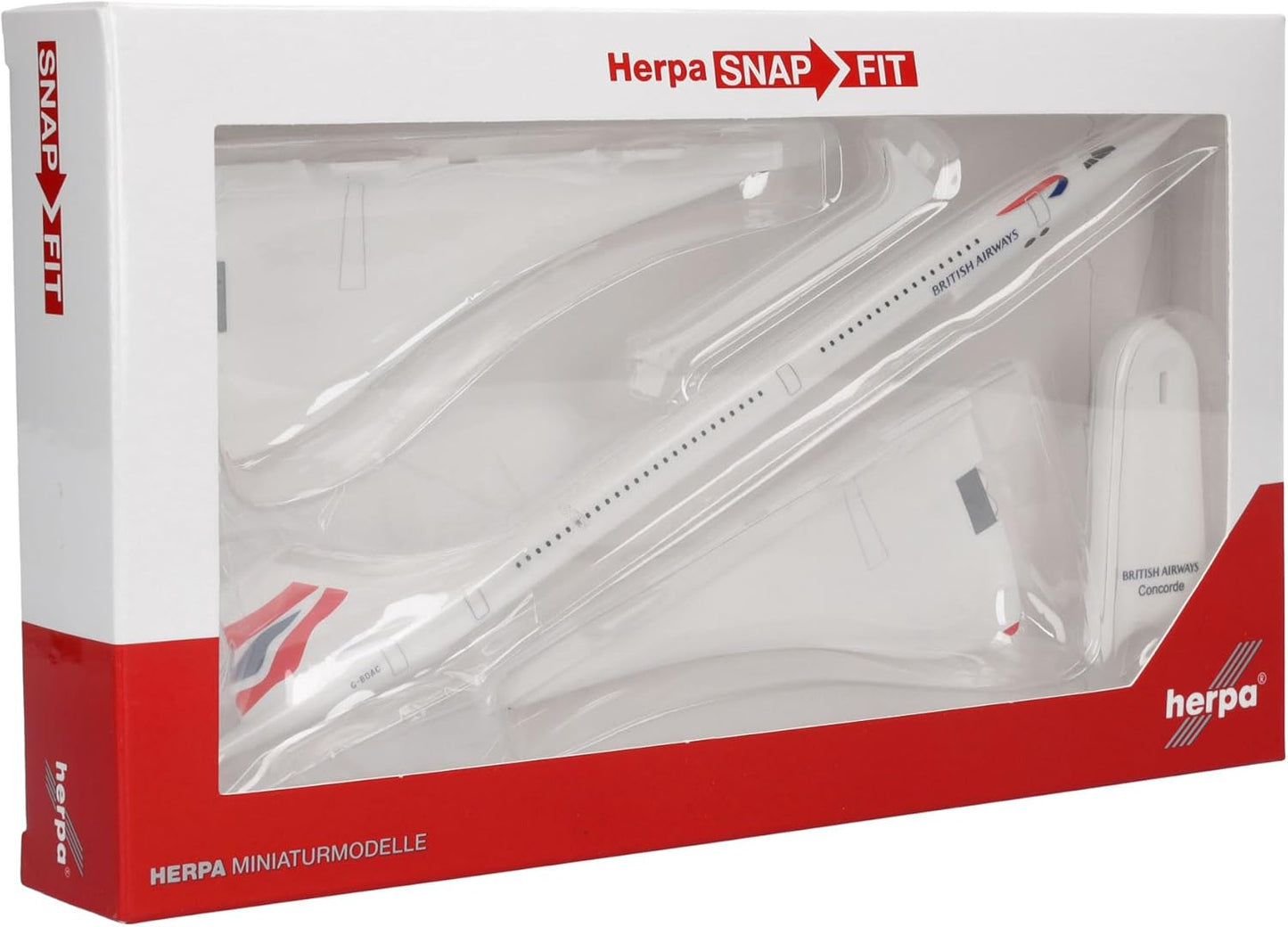1/250 SNAP FIT British Airways Aérospatiale-BAC Concorde G-BOAC