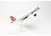 1/100 SNAP FIT British Airways Cityflyer Embraer E190 G-LCYN