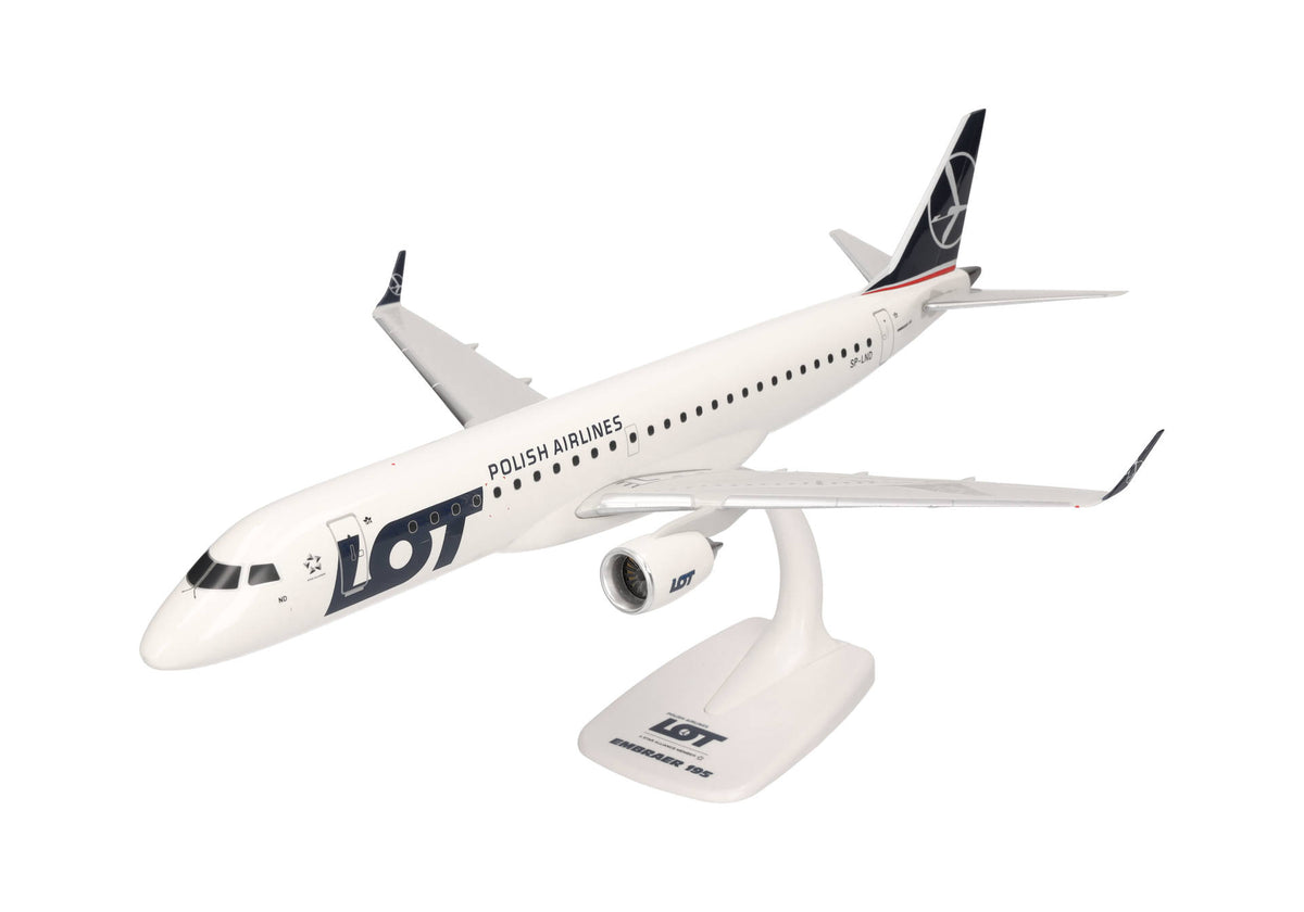 1/100 SNAP FIT LOT Polish Airlines Embraer E195 SP-LND