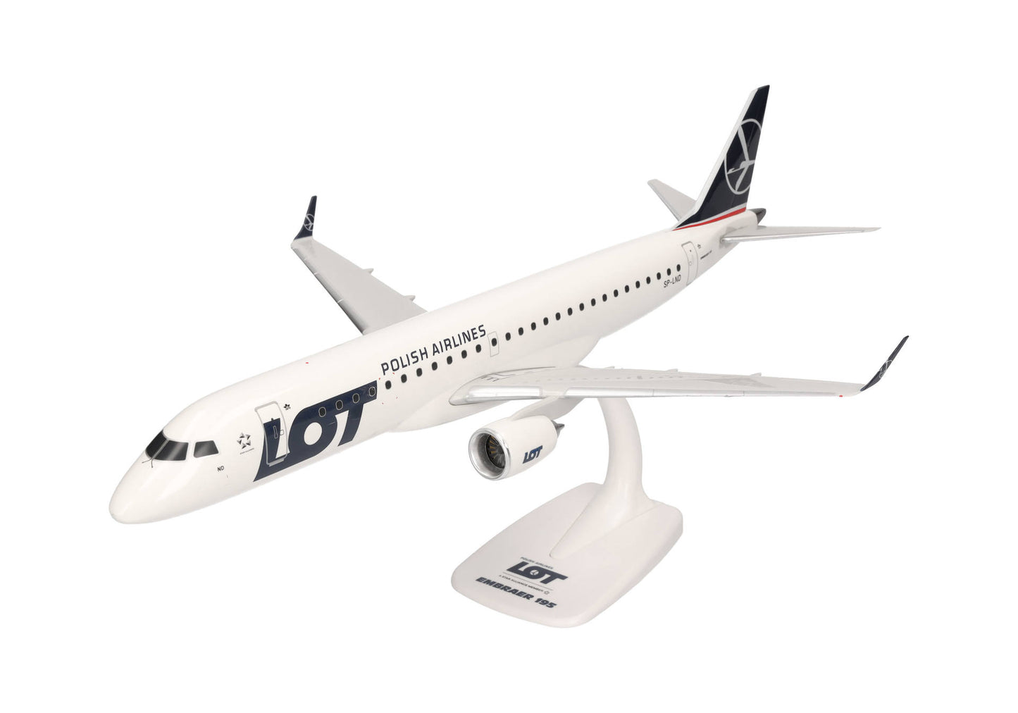 1/100 SNAP FIT LOT Polish Airlines Embraer E195 SP-LND