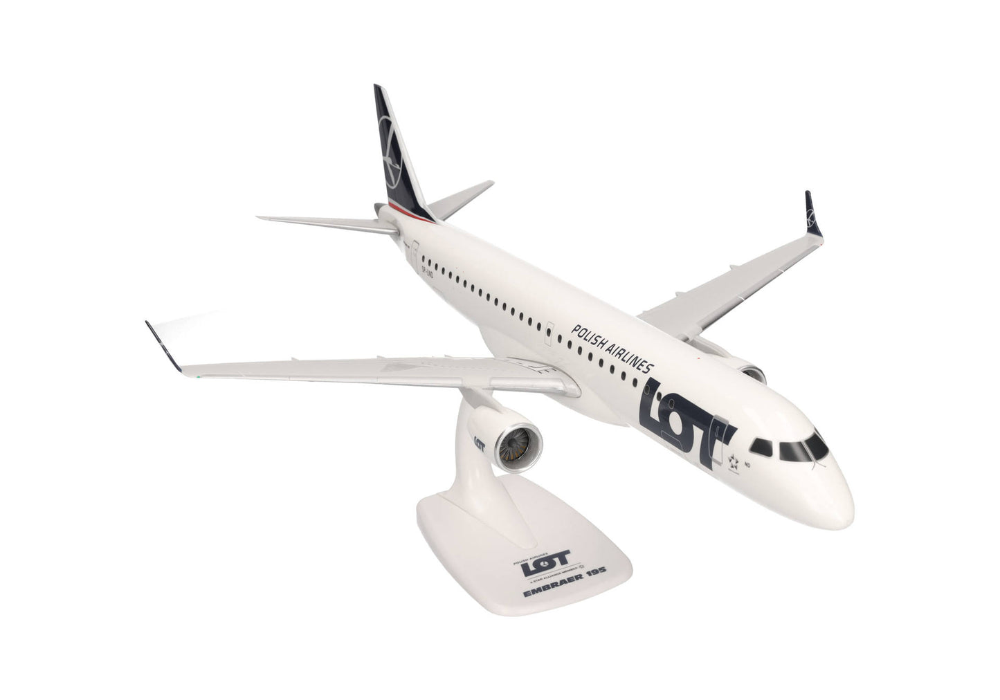 1/100 SNAP FIT LOT Polish Airlines Embraer E195 SP-LND