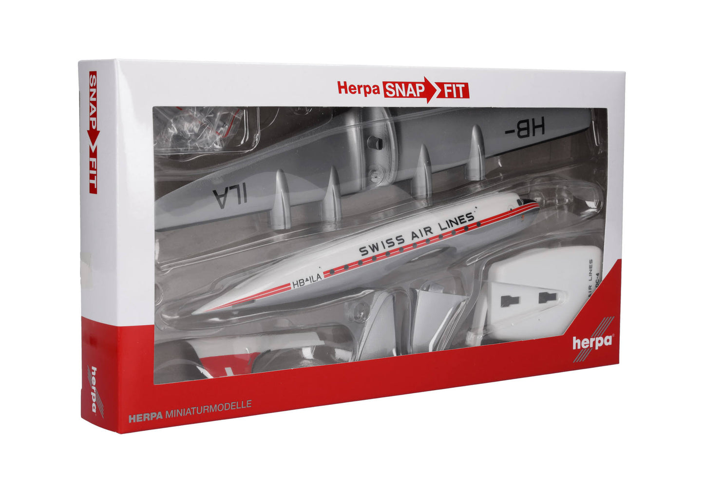 1/125 SNAP FIT Swiss Air Lines Douglas DC-4 HB-ILA