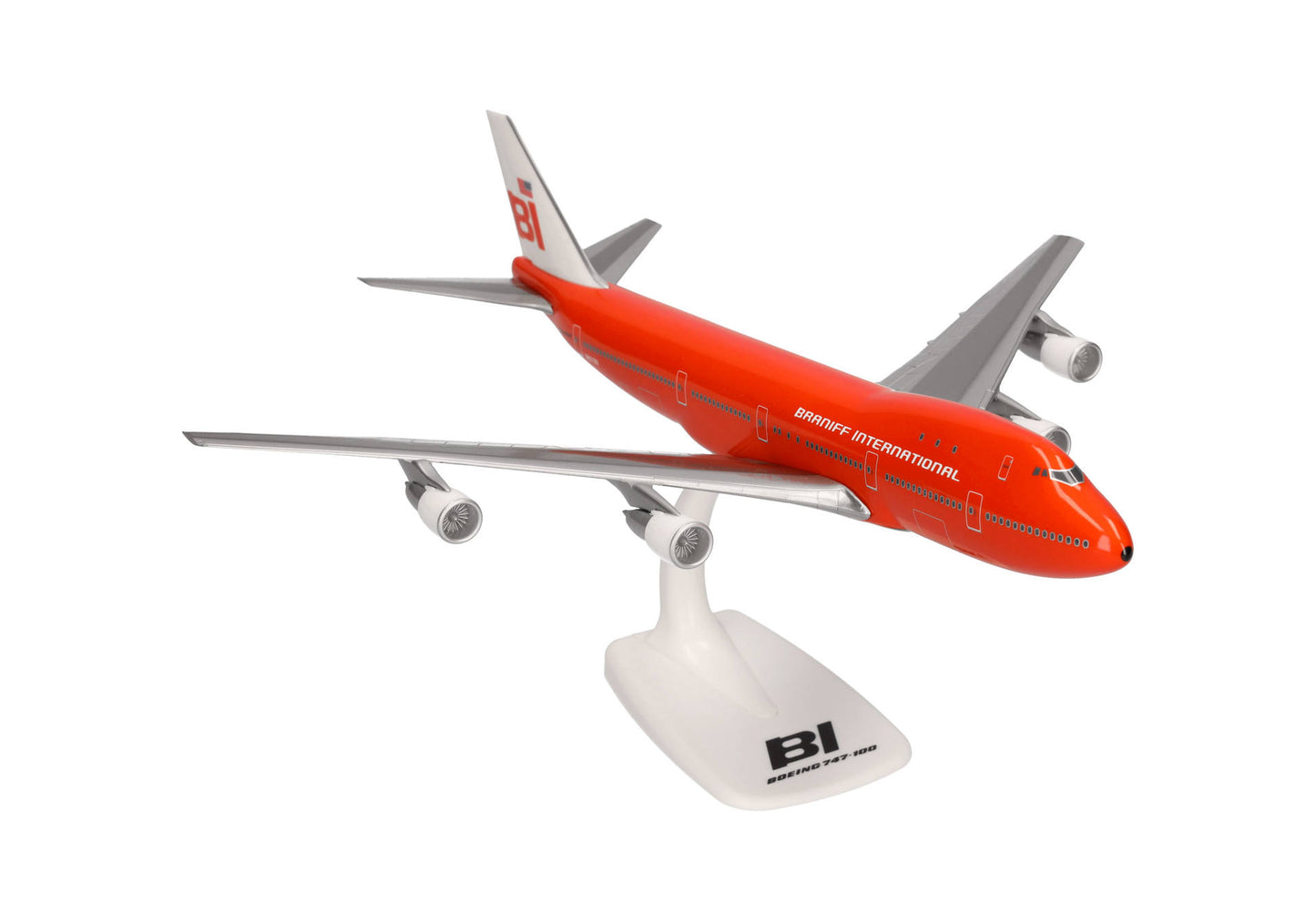 1/250 SNAP FIT Braniff International Boeing 747-100 "Big Pumpkin" N601BN