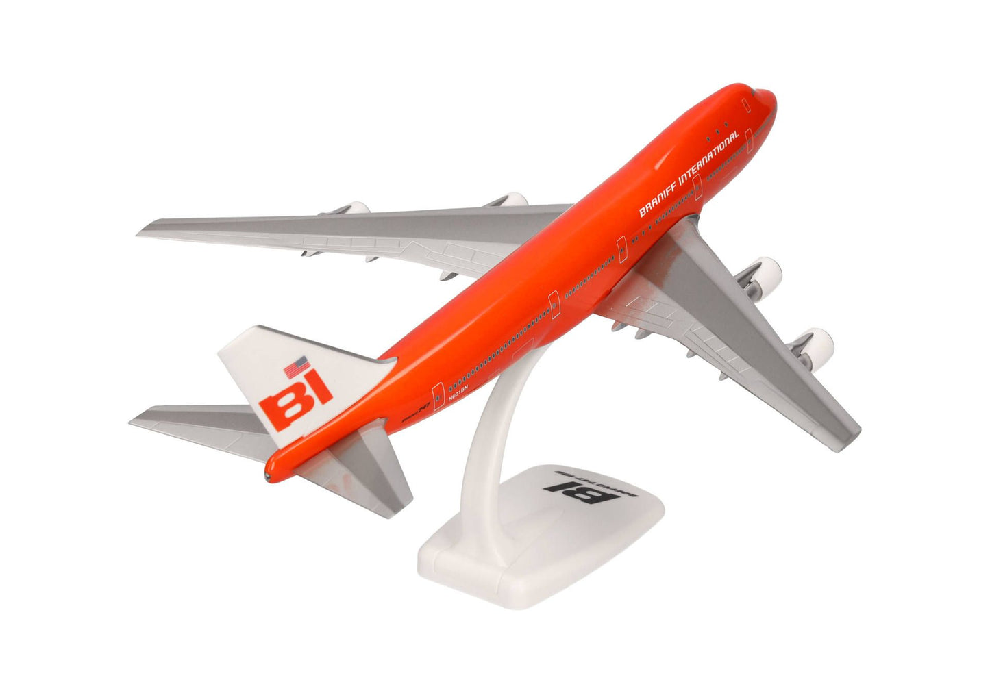 1/250 SNAP FIT Braniff International Boeing 747-100 "Big Pumpkin" N601BN
