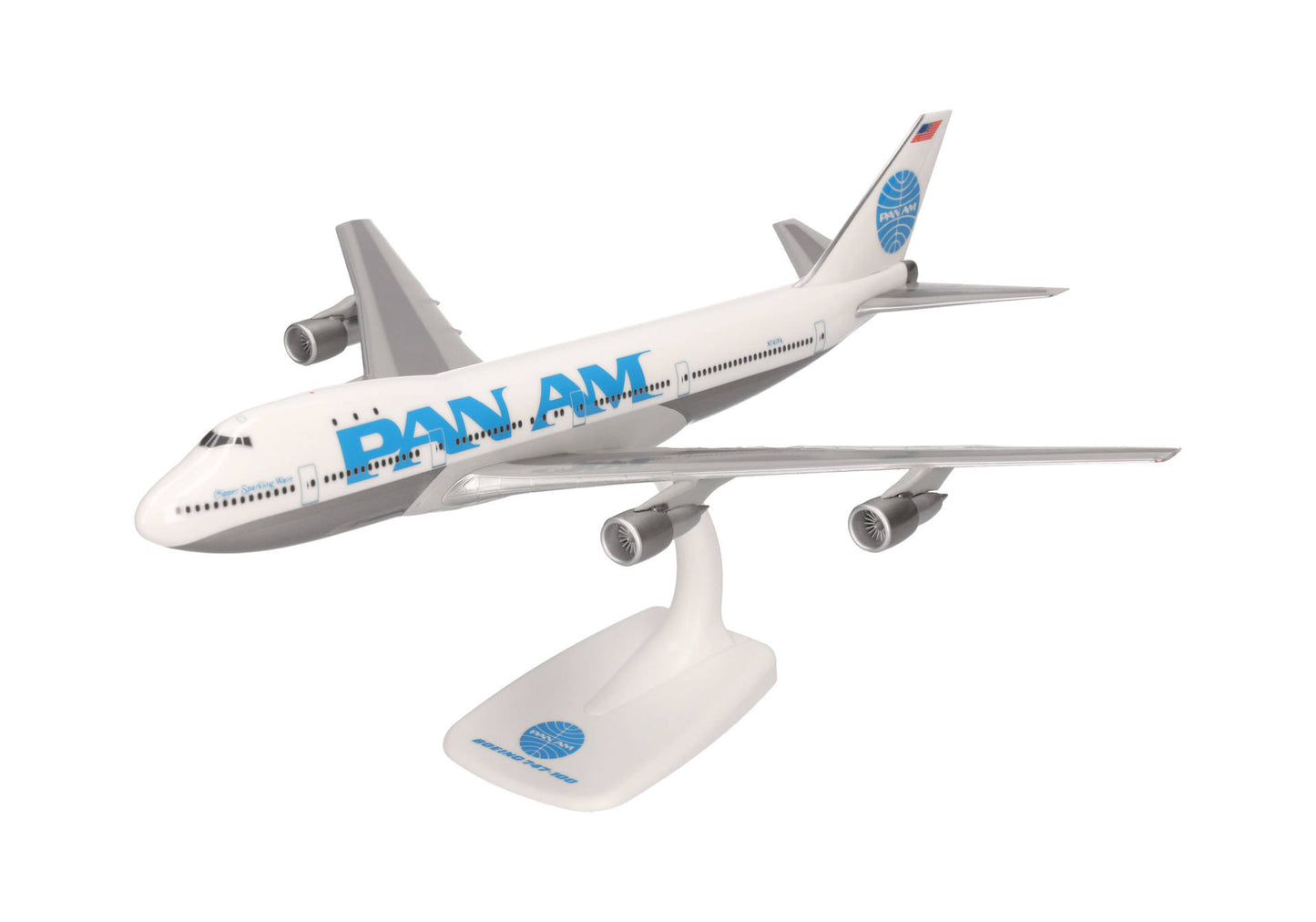 1/250 SNAP FIT Pan Am Boeing 747-100 (Billboard Livery) N741PA "Clipper Sparkling Wave"