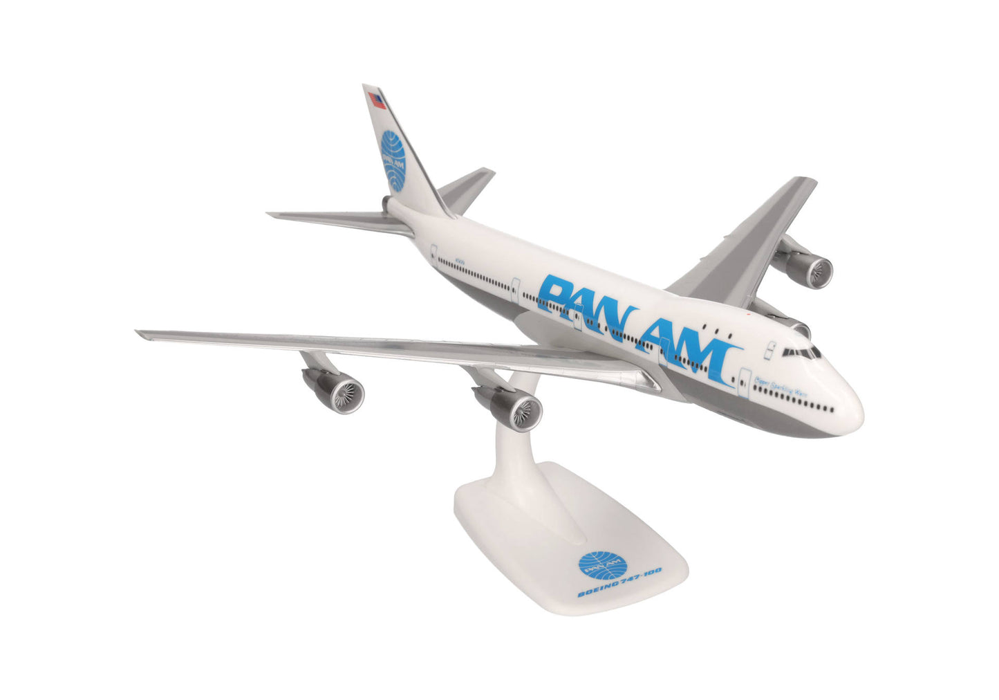 1/250 SNAP FIT Pan Am Boeing 747-100 (Billboard Livery) N741PA "Clipper Sparkling Wave"