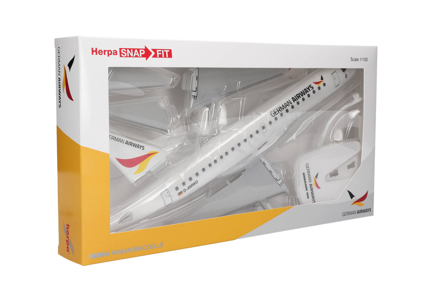 1/100 SNAP FIT German Airways Embraer E190 D-AMWO