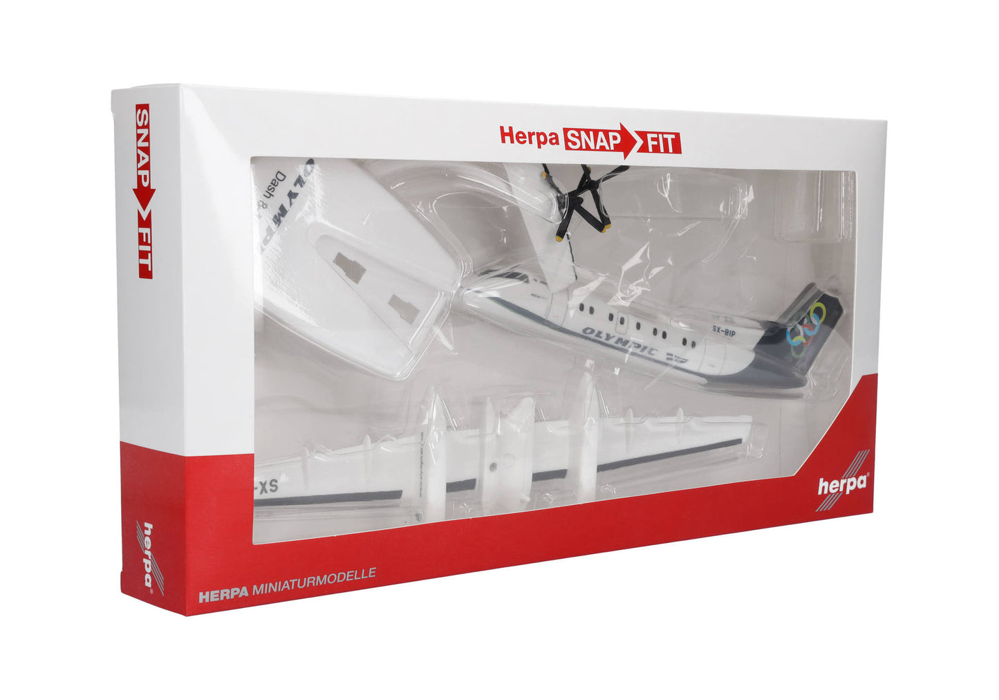 1/100 SNAP FIT Olympic Air DHC-8-100 SX-BIP