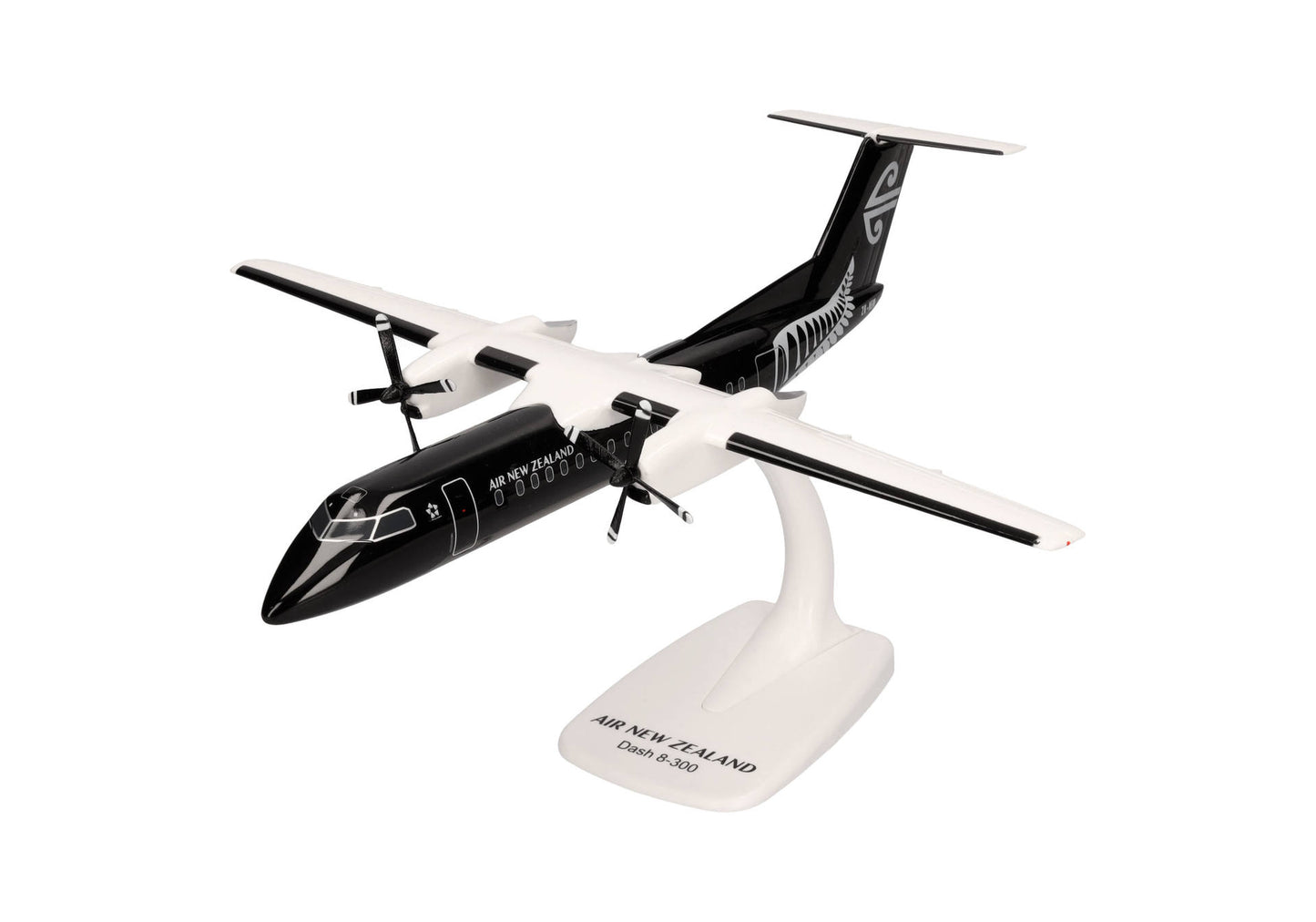 1/100 SNAP FIT Air New Zealand DHC-8-300 All Black Livery ZK-NEM