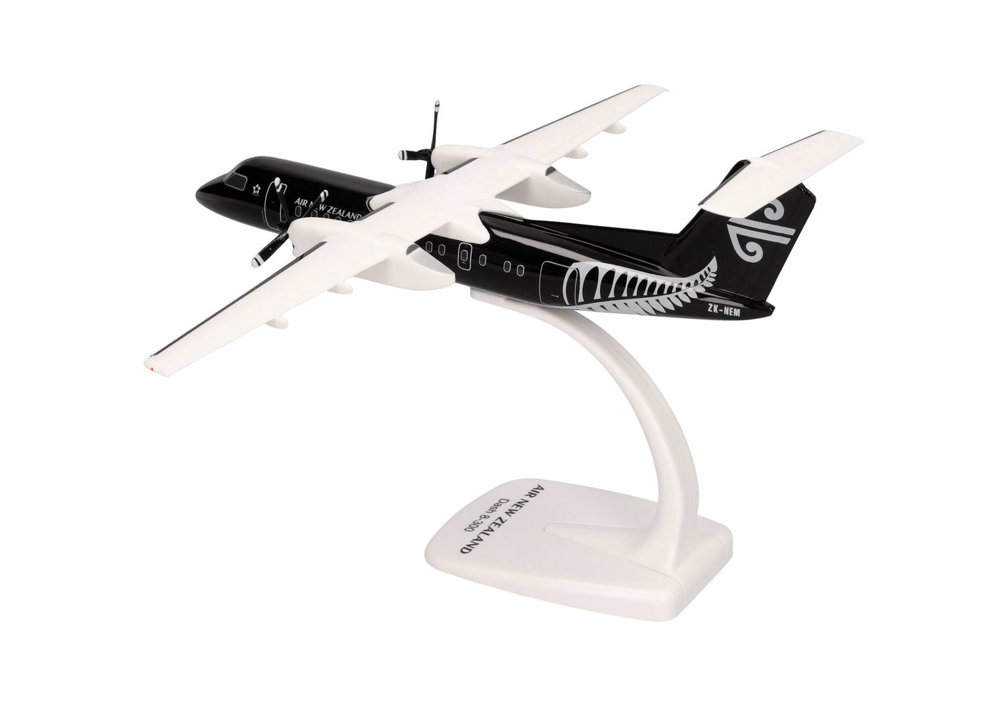 1/100 SNAP FIT Air New Zealand DHC-8-300 All Black Livery ZK-NEM