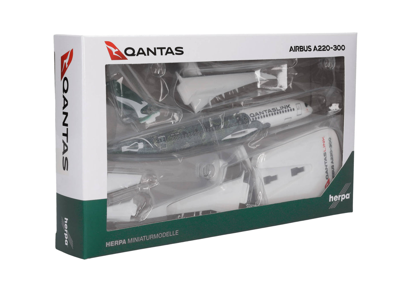 1/200 SNAP FIT QantasLink Airbus A220-300 Flying Art Series / Minyma Kutjara Tjukurpa VH-X4A
