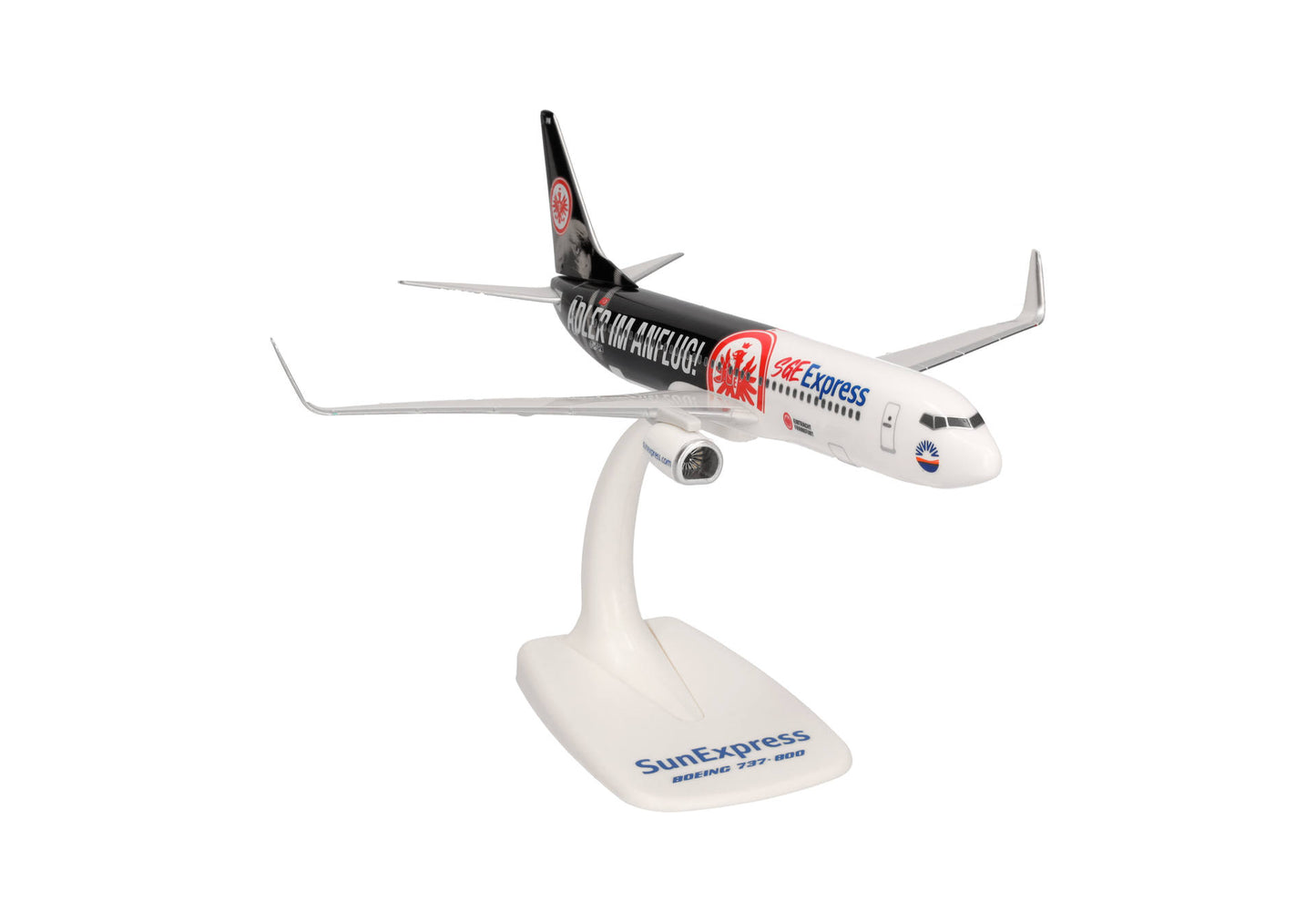 1/200 SNAP FIT Sun Express Boeing 737-800 "Eintracht Frankfurt - SGE Express" "Adler im Anflug" TC-SPM
