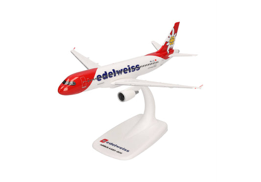 1/200 SNAP FIT Edelweiss Air Airbus A320 New Colors HB-JJL