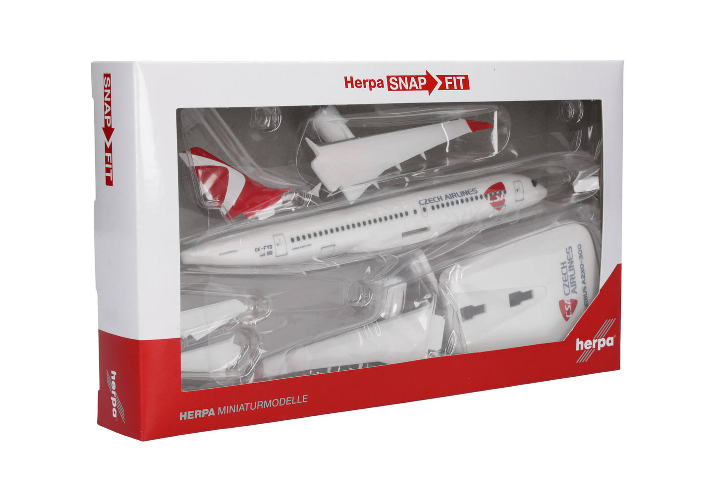 1/200 SNAP FIT CSA Czech Airlines Airbus A220-300 OK-FYD