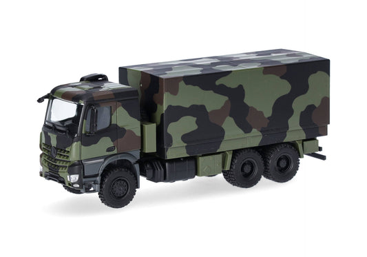 1/87 Mercedes-Benz Arocs 6x6 Pritsche/Plane Dekoriert