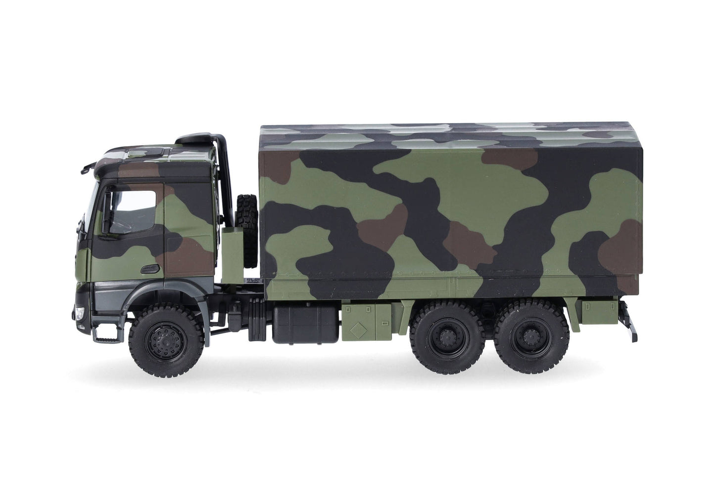 1/87 Mercedes-Benz Arocs 6x6 Pritsche/Plane Dekoriert