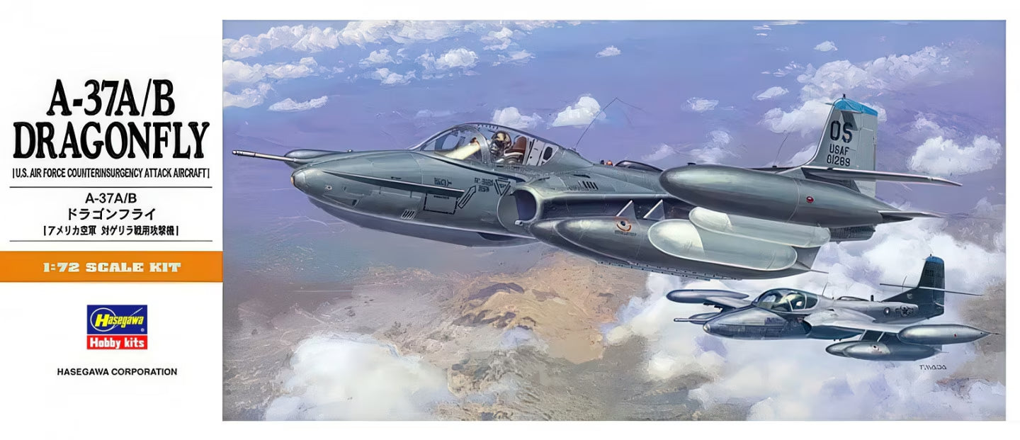 1/72 A-37A/B DRAGONFLY (U.S. Air Force Countersurgency Attack Aircraft)