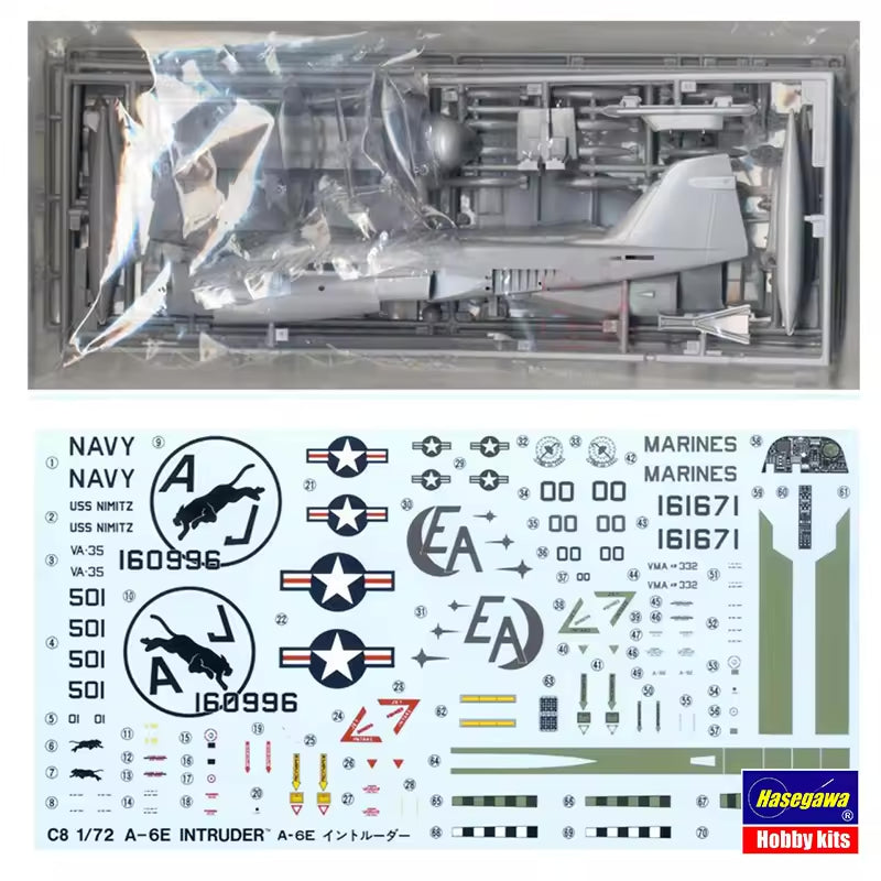 1/72 A-6E INTRUDER (U.S. Navy/M.C. Carrier-Borne Attacker)