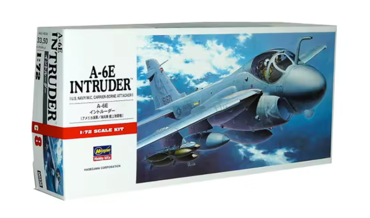 1/72 A-6E INTRUDER (U.S. Navy/M.C. Carrier-Borne Attacker)