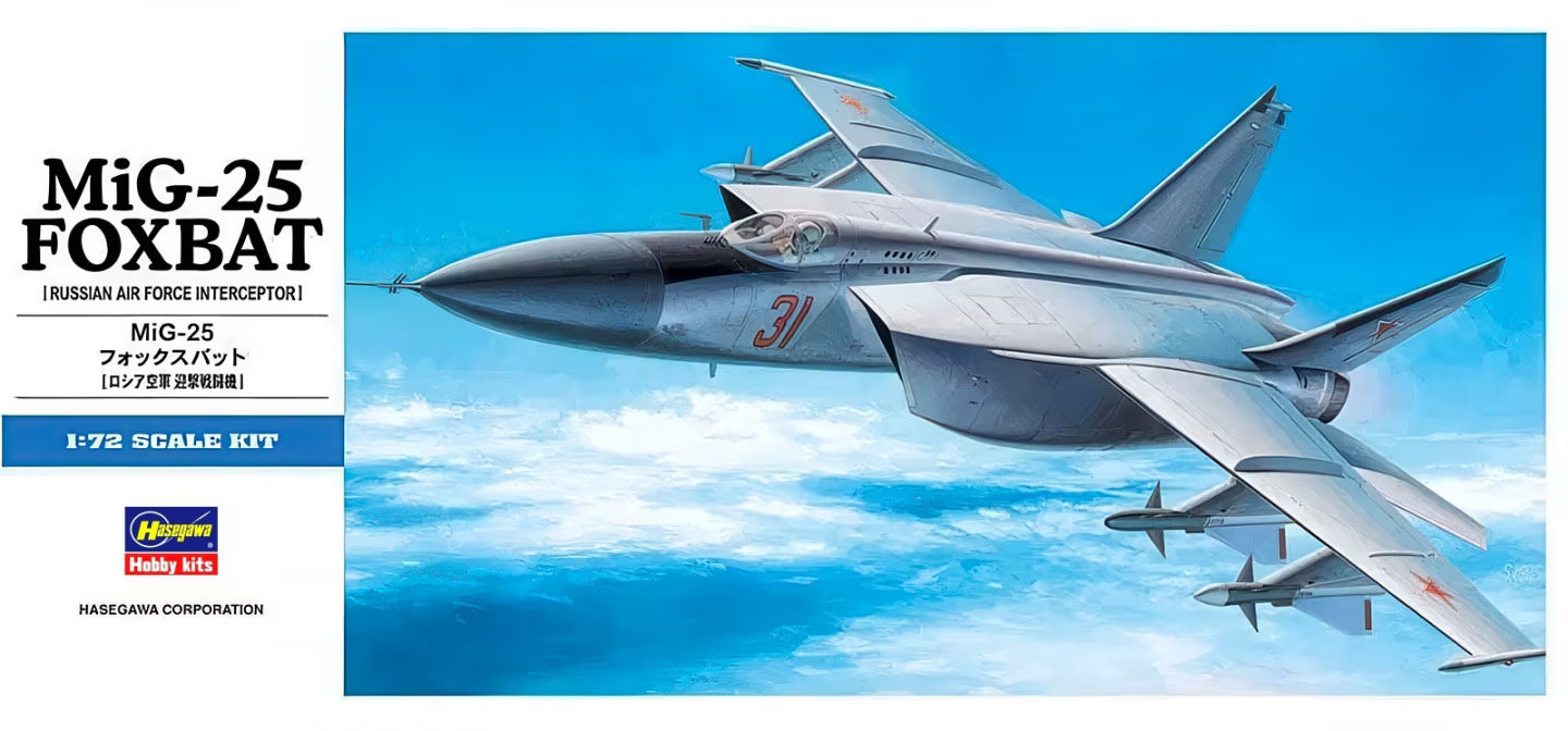 1/72 MiG-25 FOXBAT (Russian Air Force Interceptor)