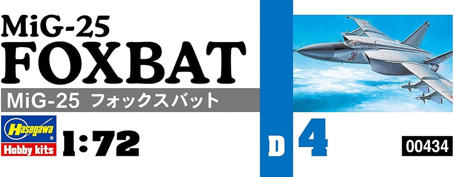 1/72 MiG-25 FOXBAT (Russian Air Force Interceptor)