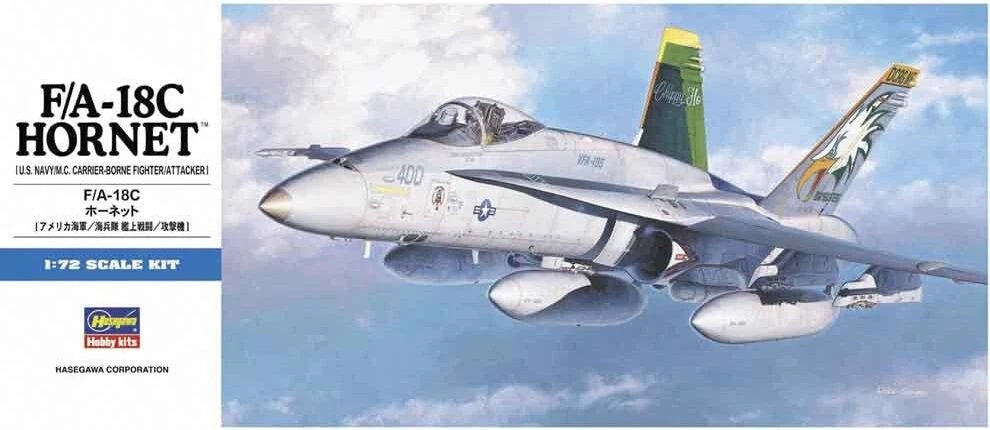 1/72 F/A-18C HORNET (U.S. Navy/M.C. Carrier-Borne Fighter/Attacker)