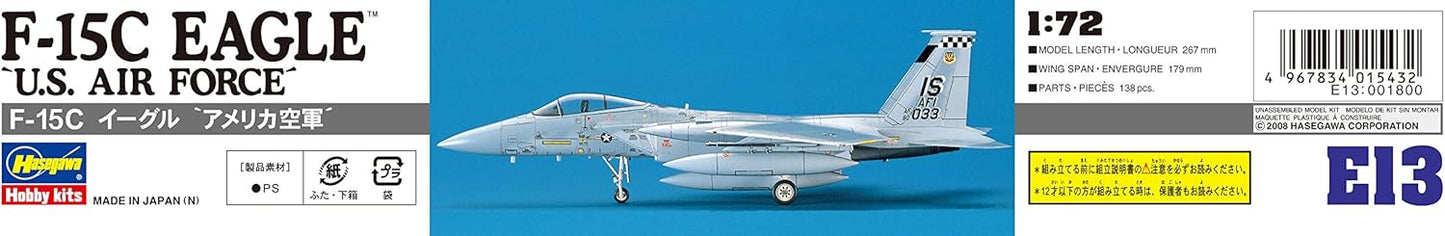 1/72 F-15C EAGLE U.S. AIR FORCE (U.S. Air Force Superiority Fighter)