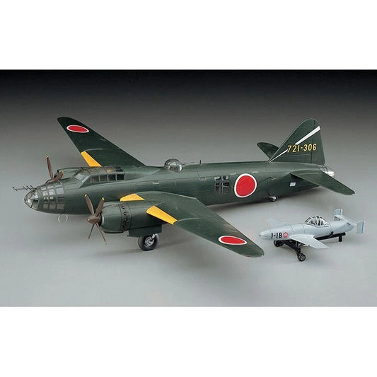1/72 Mitsubishi G4M2E TYPE 1 ATTACK BOMBER [BETTY] MODEL 24 Tei with MXY7 OHKA MODEL 11 (Japanese Navy Attack Bomber)
