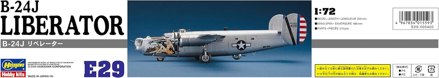 1/72 B-24J LIBERATOR (U.S. Army Air Force Bomber)