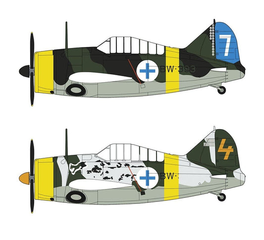 1/72 B-239 Buffalo Finnish Air Force Aces Combo Part 2 2Kits [LIMITED EDITION]