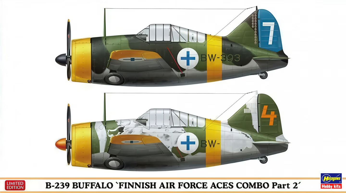 1/72 B-239 Buffalo Finnish Air Force Aces Combo Part 2 2Kits [LIMITED EDITION]