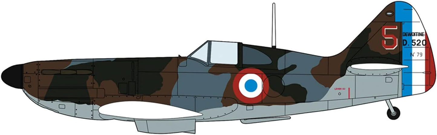 1/72 Dewoitine D.520 & Messerschmitt Bf109E BATTLE OF FRANCE 2Kits [LIMITED EDITION]